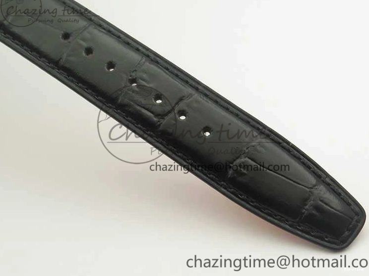 MIROTIME 0116 Breathable Da Vinci IW393402 SS ZF 1:1 Best Edition Blue Dial On Black Leather Strap A 7211